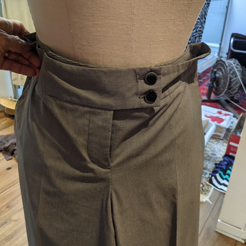 Designer pant suit size 8 grey check - Picture 7 of 14